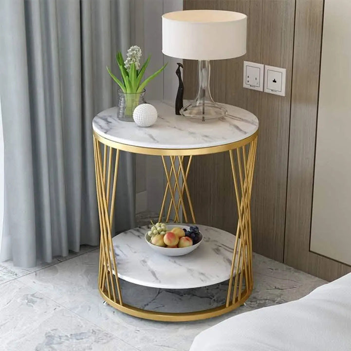 NArt44 - Side table with shelf