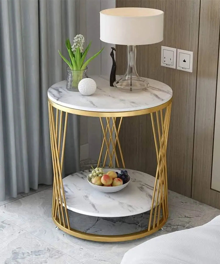 NArt44 - Side table with shelf