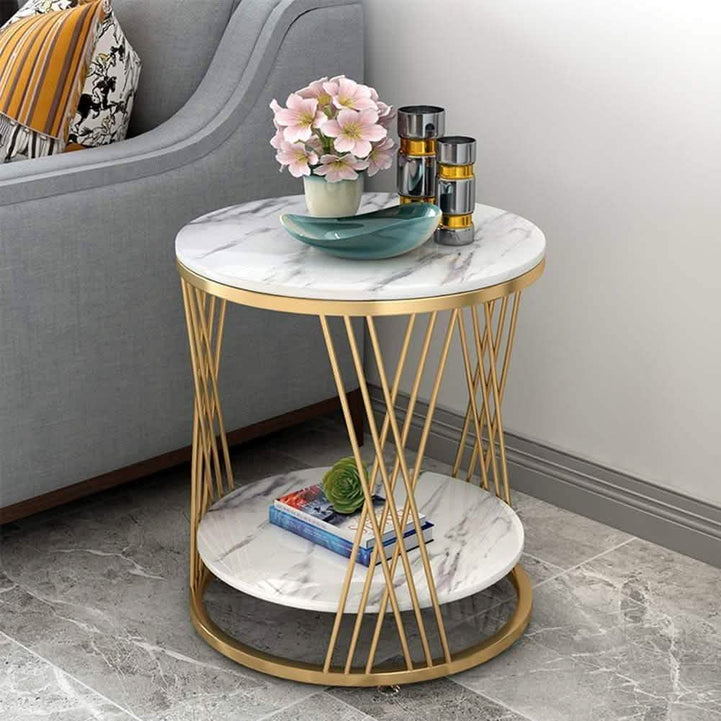 NArt44 - Side table with shelf