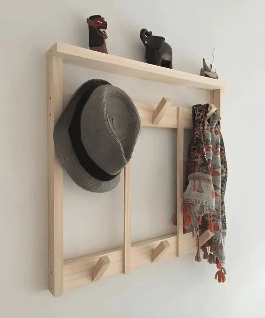 علاقة ملابس خشب موسكي 50*7*50 سم - ROD79 - Homix