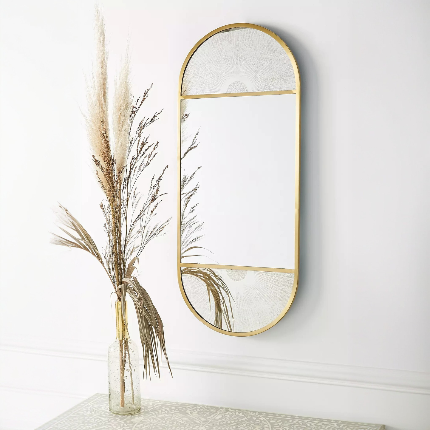 NArt167 - Gold Framed Mirrors