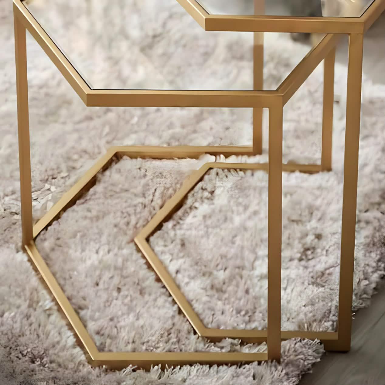 NArt198 - ترابيزة جانبية زجاج