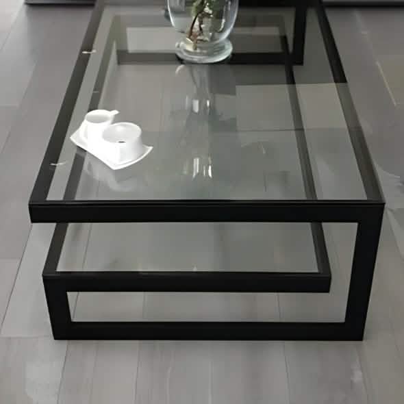 NArt209 - ترابيزة قهوة بسطح زجاج