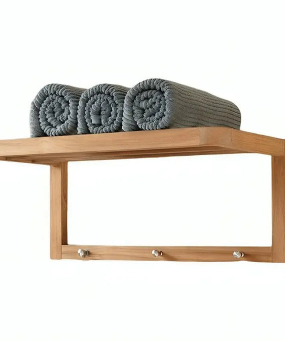 رف معلق خشب موسكي 55*30*30 سم - ROD65 - Homix