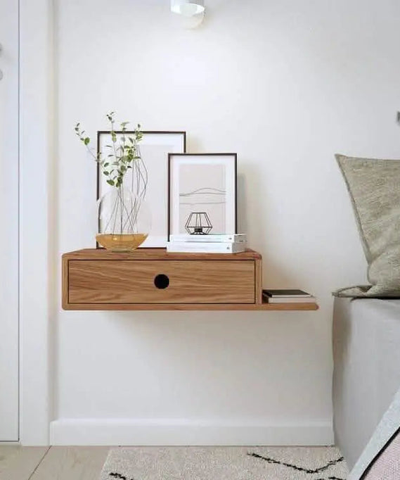 تسوق الأن من هومكس  كومود خشبي معلق 55*40*20 سم - ROD262 بأفضل سعر وأفضل جودة 