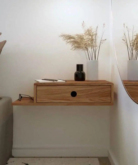 تسوق الأن من هومكس  كومود خشبي معلق 55*40*20 سم - ROD262 بأفضل سعر وأفضل جودة 