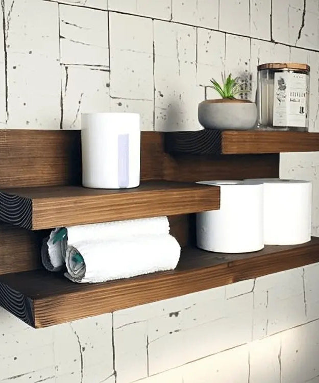 رف خشب موسكي 60*20*30 سم - ROD66 - Homix