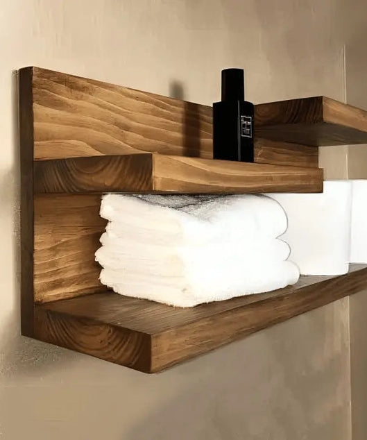 رف خشب موسكي 60*20*30 سم - ROD66 - Homix