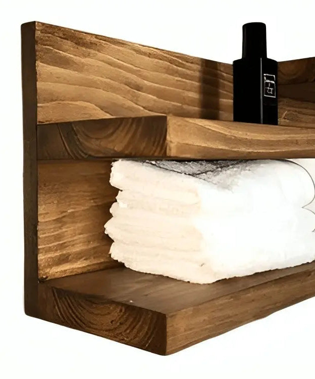 رف خشب موسكي 60*20*30 سم - ROD66 - Homix