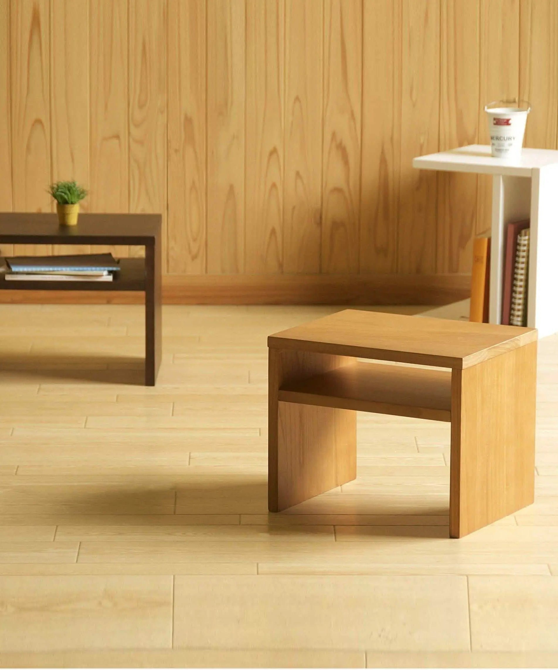 تسوق الأن من هومكس  ترابيزة جانبية خشب كونتر 60*35*40 سم - ROD114 بأفضل سعر وأفضل جودة 