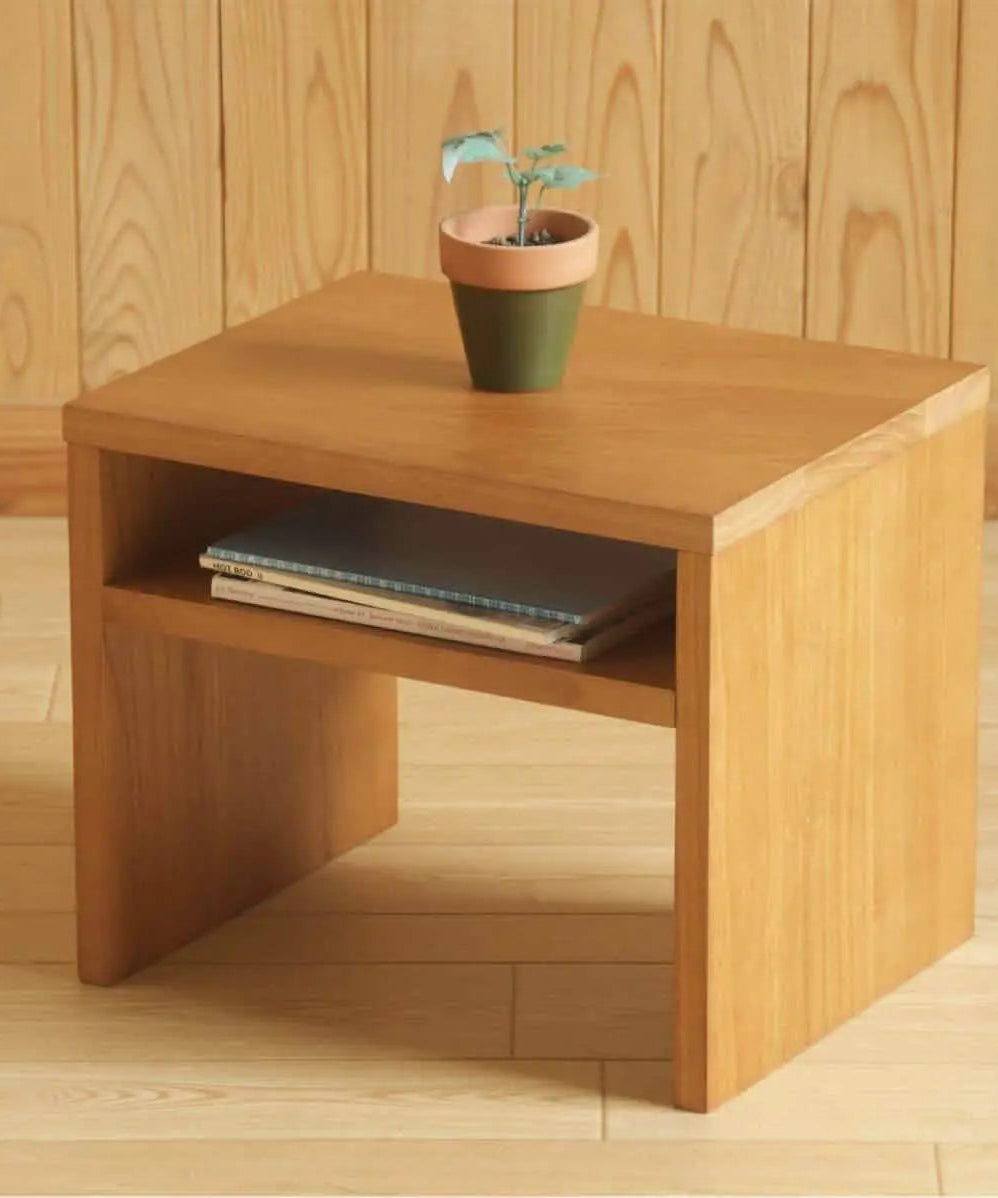 تسوق الأن من هومكس  ترابيزة جانبية خشب كونتر 60*35*40 سم - ROD114 بأفضل سعر وأفضل جودة 