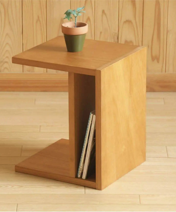 تسوق الأن من هومكس  ترابيزة جانبية خشب كونتر 60*35*40 سم - ROD114 بأفضل سعر وأفضل جودة 