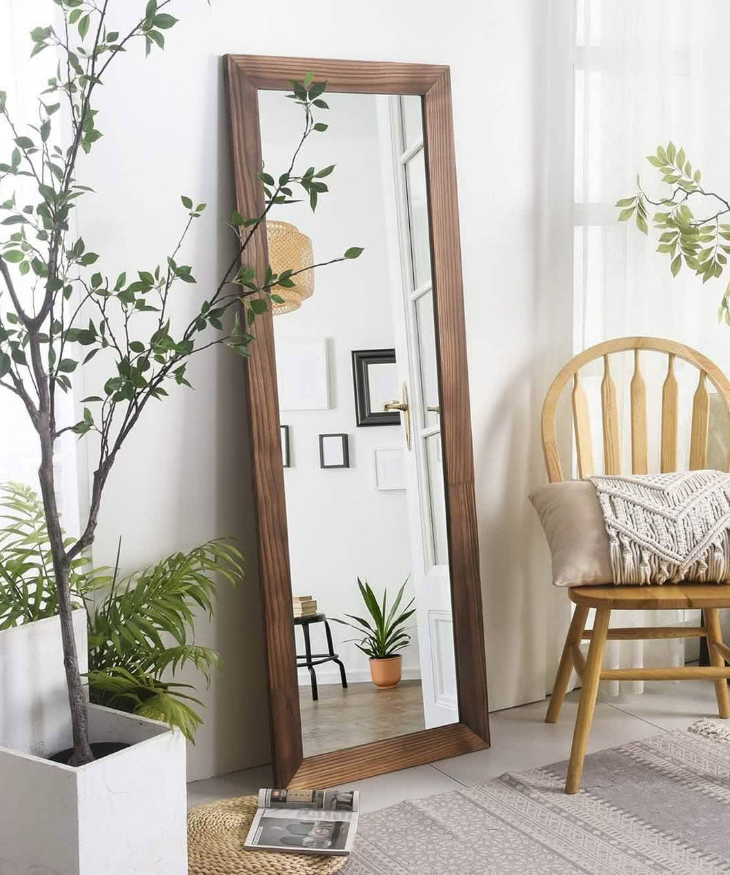 تسوق الأن من هومكس  مرايا خشب موسكي 62*3*175 سم - ROD163 بأفضل سعر وأفضل جودة 