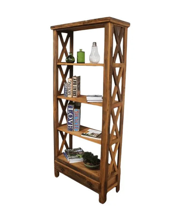 وحدة أرفف خشبية 65*30*170 سم - ROD301 - Homix