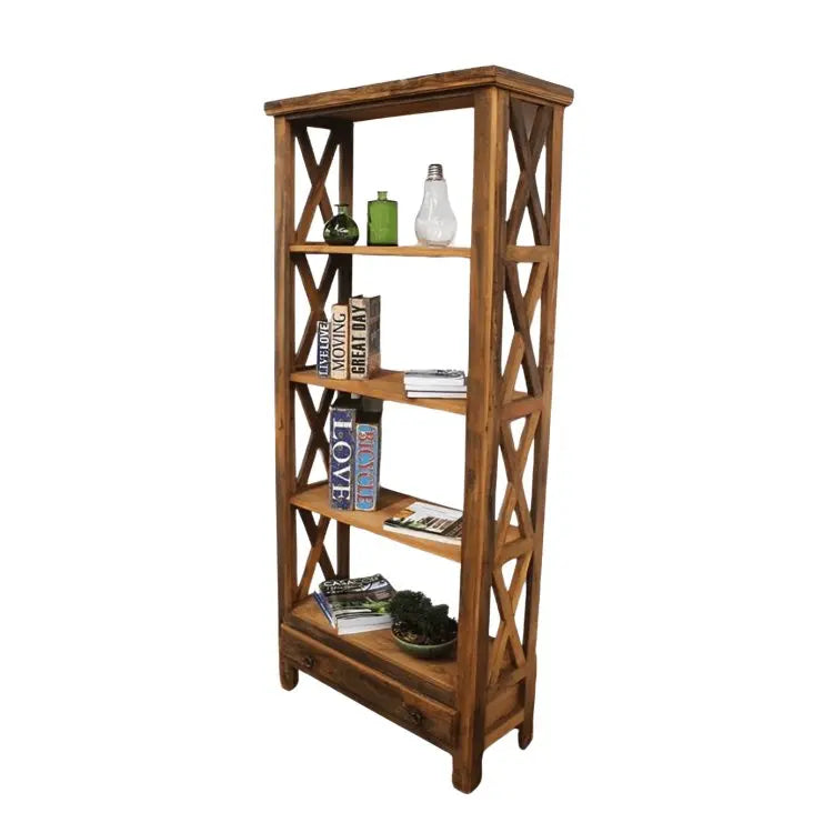 وحدة أرفف خشبية 65*30*170 سم - ROD301 - Homix