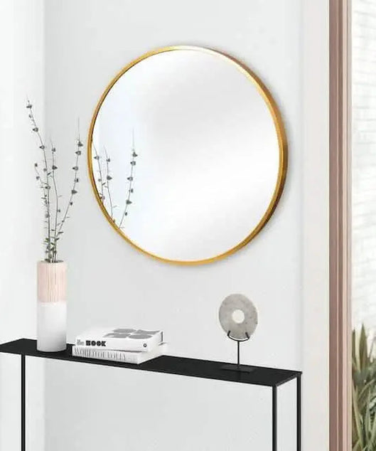 NArt85 -  مرايا دائرية بإطار معدن