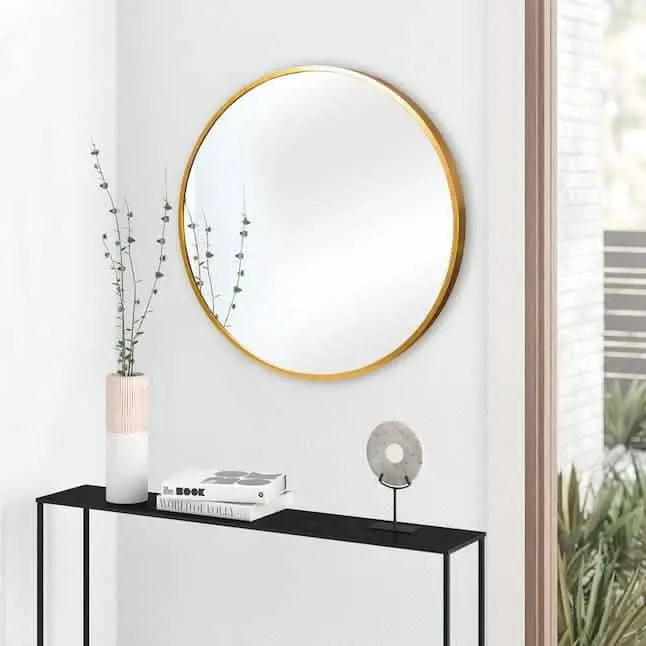 NArt85 -  مرايا دائرية بإطار معدن