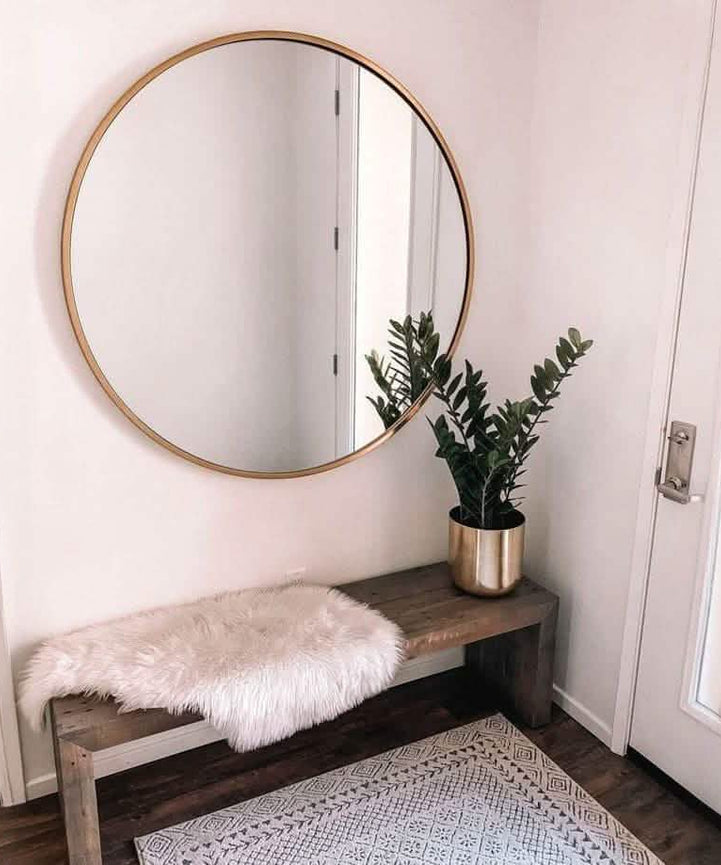 NArt85 -  مرايا دائرية بإطار معدن