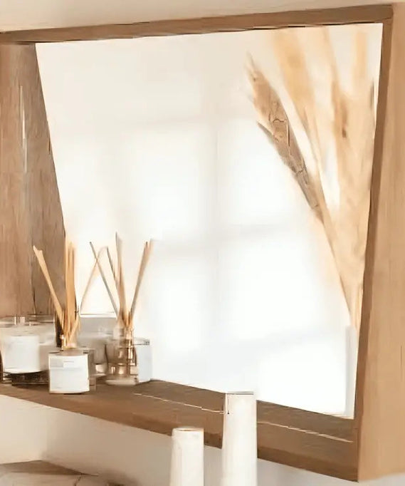 مرايا حمام خشب موسكي 70*12*45 سم - ROD16 - Homix