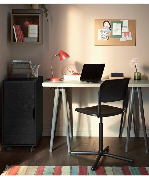 ART.W.AW6022 - Black Movable Drawer Unit