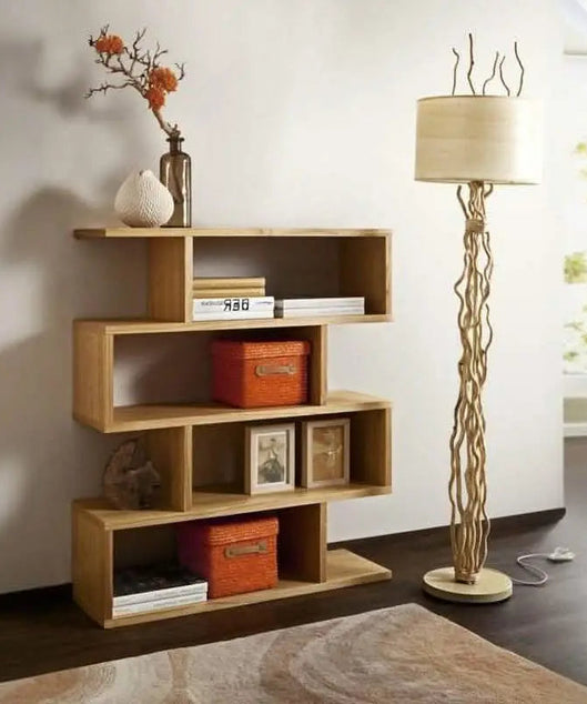 وحدة أرفف خشب كونتر 80*24*111 سم - ROD322 - Homix