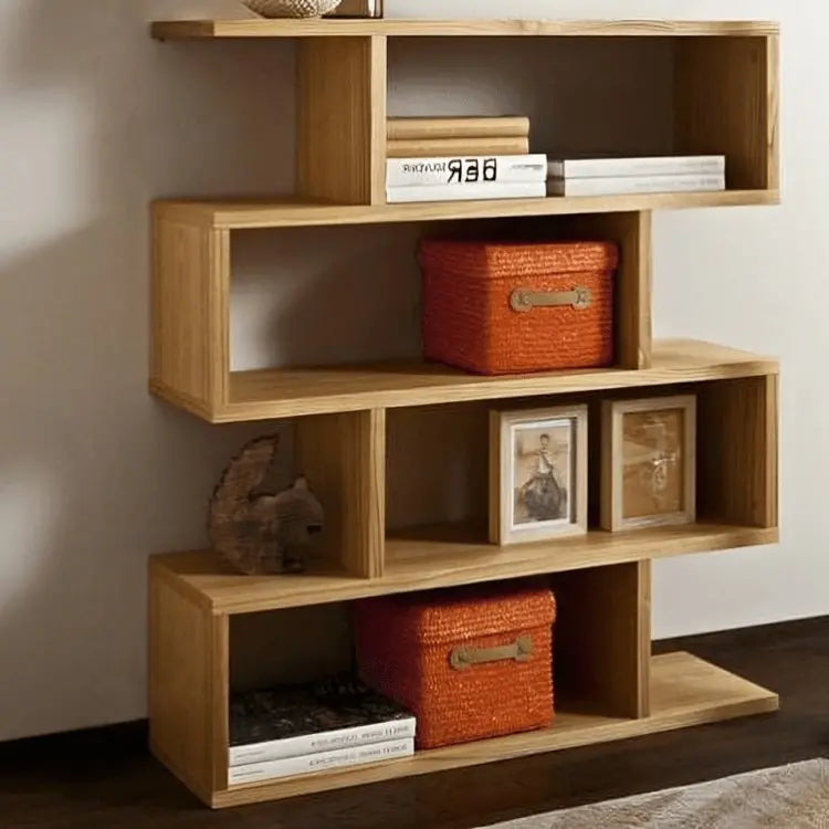 وحدة أرفف خشب كونتر 80*24*111 سم - ROD322 - Homix