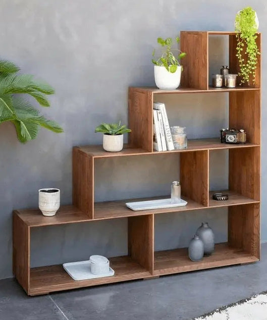 وحدة أرفف خشب كونتر 80*30*111 سم - ROD324 - Homix