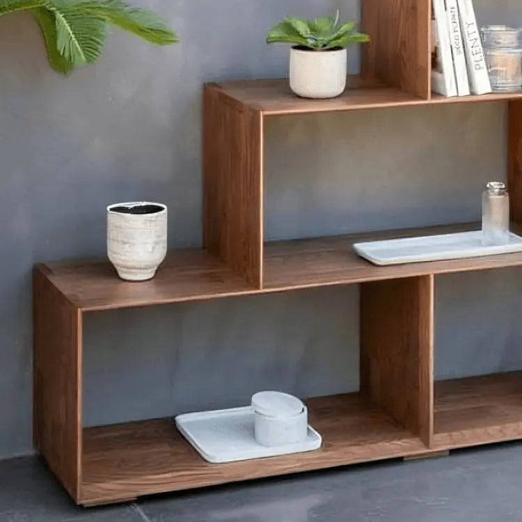 وحدة أرفف خشب كونتر 80*30*111 سم - ROD324 - Homix