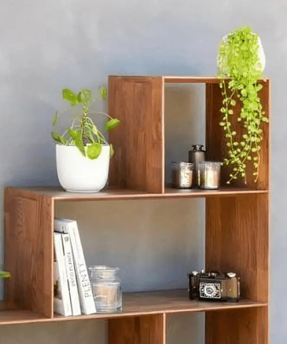 وحدة أرفف خشب كونتر 80*30*111 سم - ROD324 - Homix