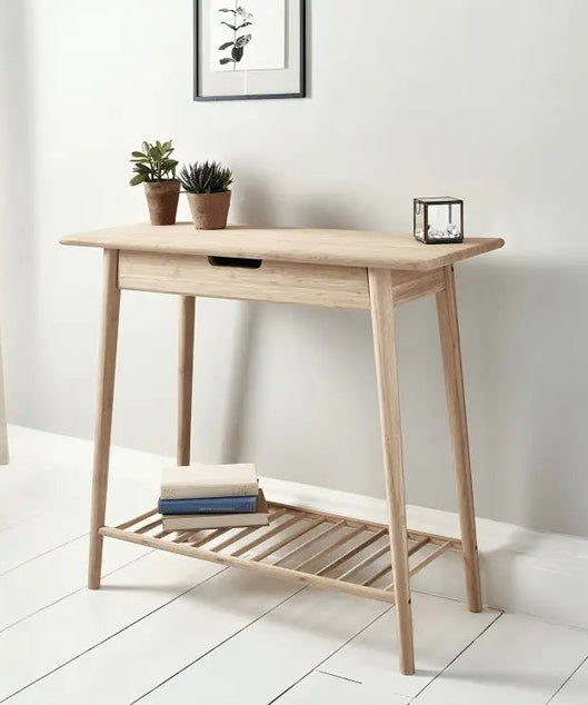 كونسول خشب سويد طبيعي 80*35*90 سم - ROD205 - Homix