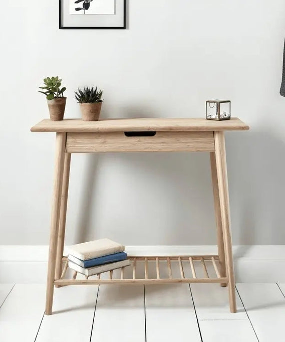 كونسول خشب سويد طبيعي 80*35*90 سم - ROD205 - Homix