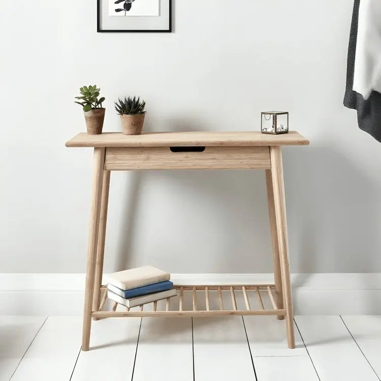 كونسول خشب سويد طبيعي 80*35*90 سم - ROD205 - Homix