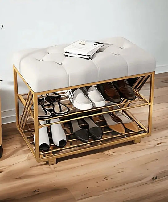 NArt67 - Shoe rack with seat and shelf