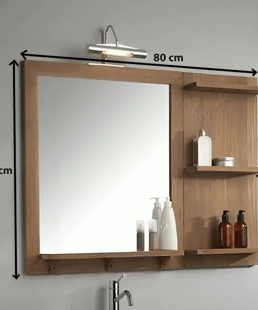 مرايا حمام ام دي اف اسباني 80*9*55 سم - ROD17 - Homix