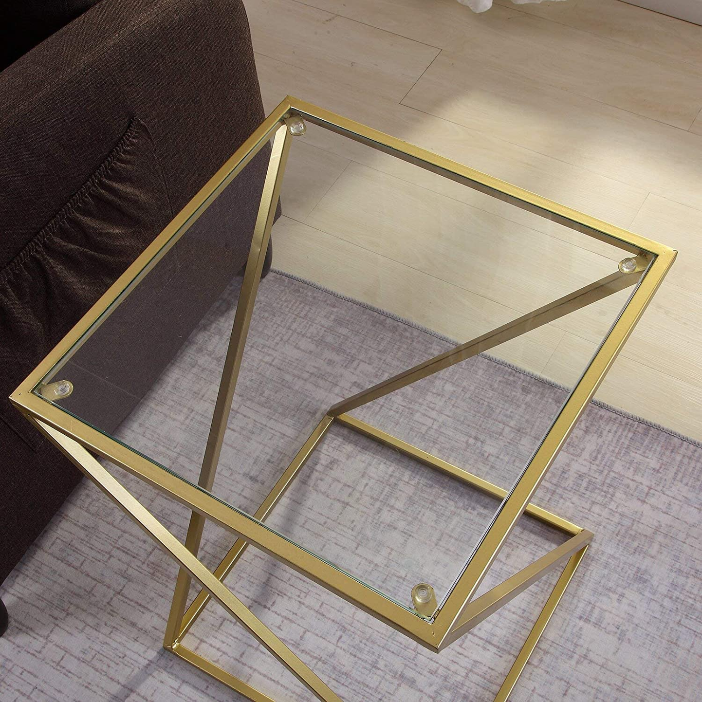 NArt197 - Glass Side Table