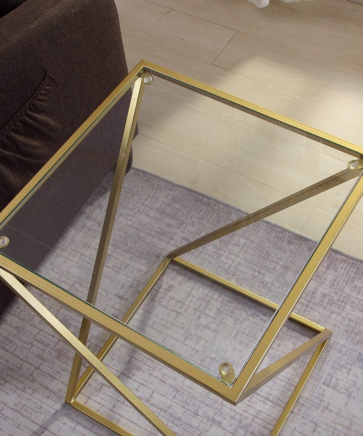 NArt197 - ترابيزة جانبية زجاج