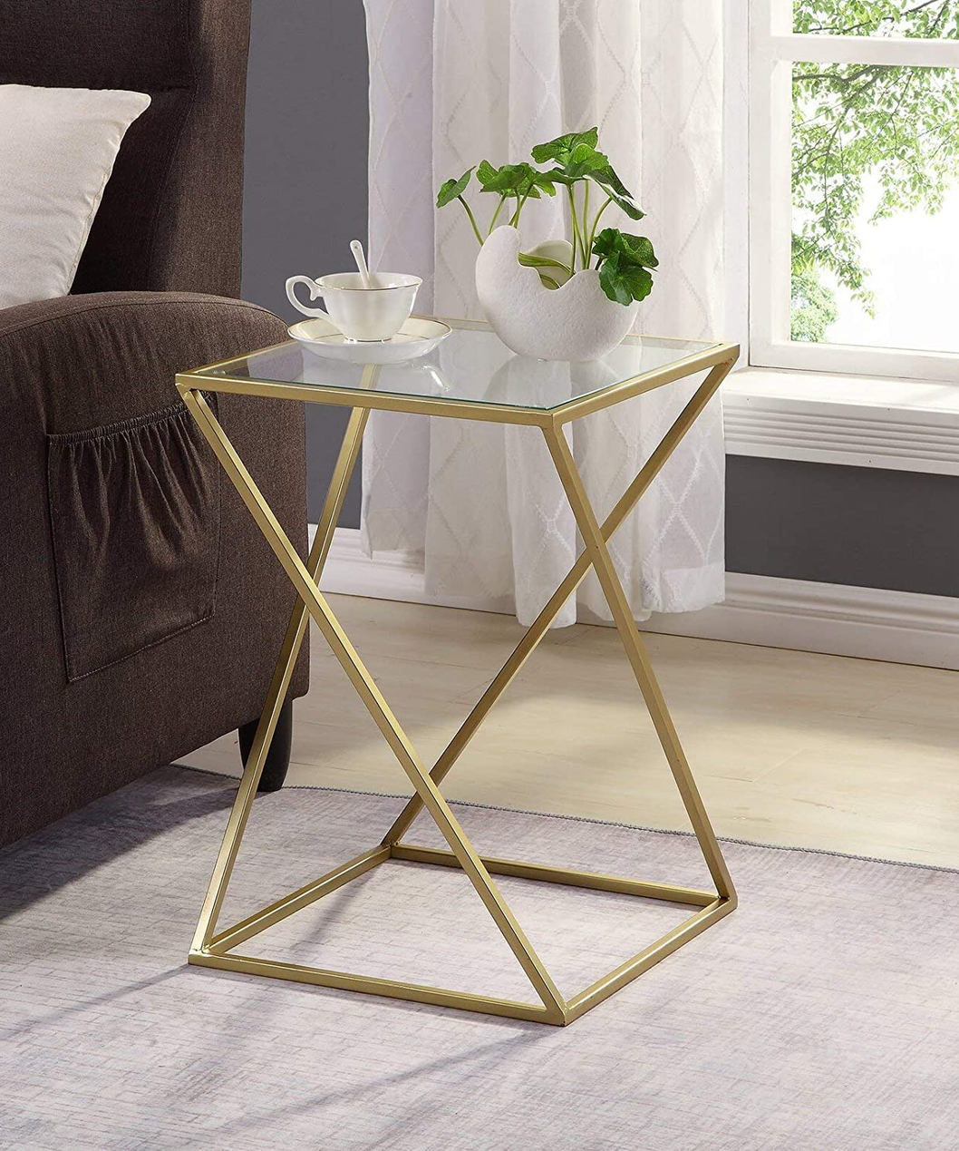 NArt197 - ترابيزة جانبية زجاج