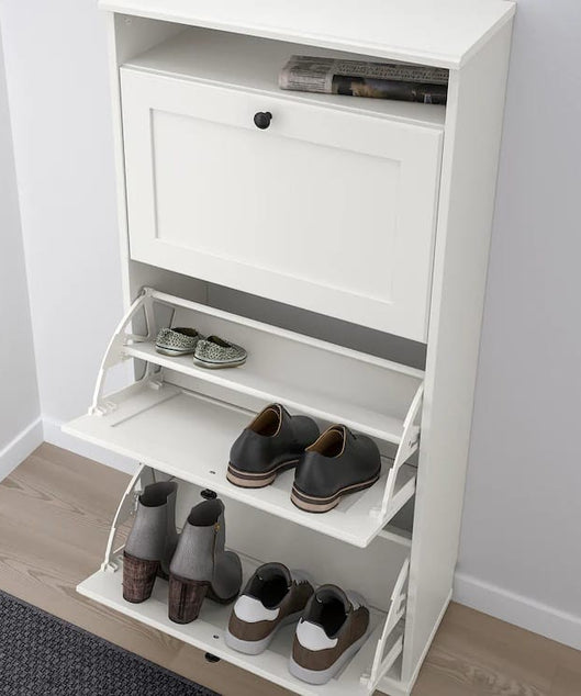 White 3-door boot rack - ART.W.AW5007