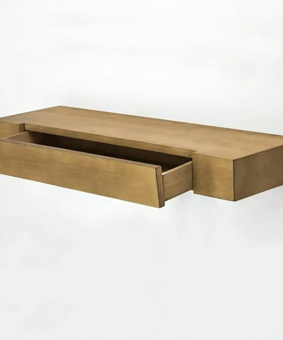 رف مزود بدرج خشب كونتر 85*30*15 سم - ROD25 - Homix