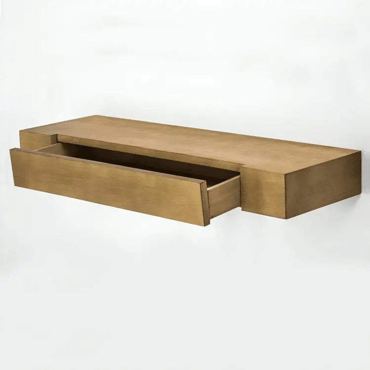 رف مزود بدرج خشب كونتر 85*30*15 سم - ROD25 - Homix