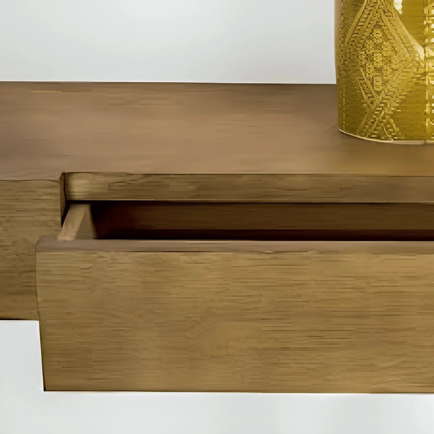 رف مزود بدرج خشب كونتر 85*30*15 سم - ROD25 - Homix