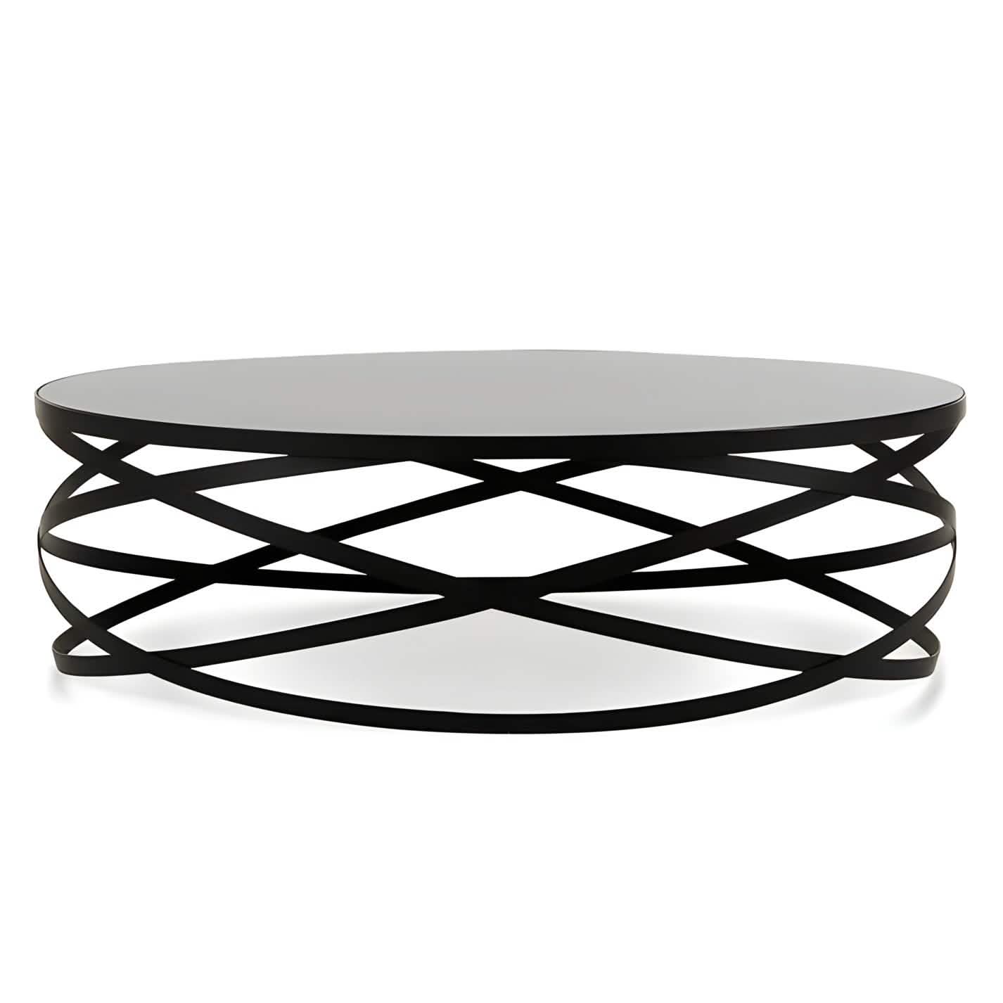 NArt215- ترابيزة قهوة بسطح زجاج