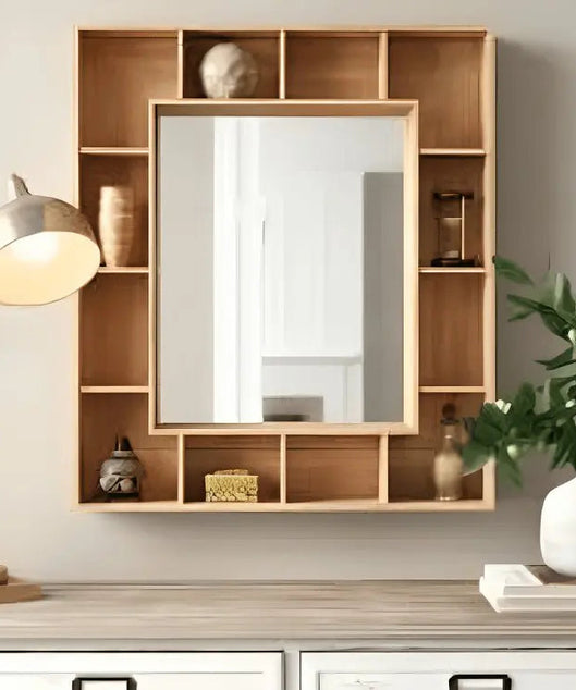 مرايا مزودة بوحدات تخزين 90*15*90 سم - ROD27 - Homix