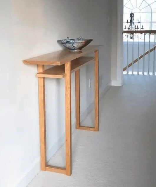 كونسول خشب سويد طبيعي 90*29*95 سم - ROD202 - Homix