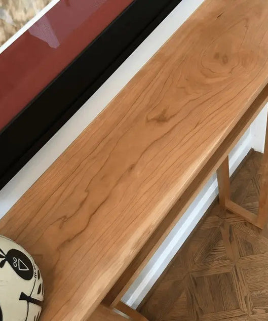 كونسول خشب سويد طبيعي 90*29*95 سم - ROD202 - Homix