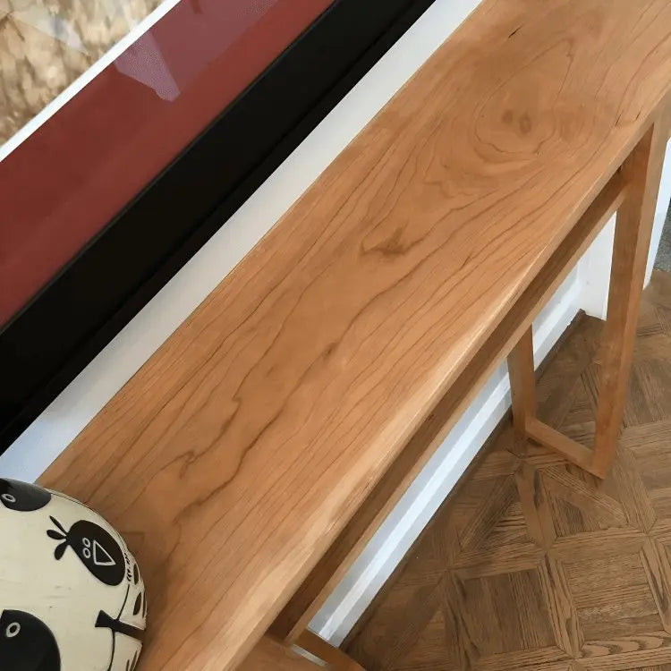 كونسول خشب سويد طبيعي 90*29*95 سم - ROD202 - Homix