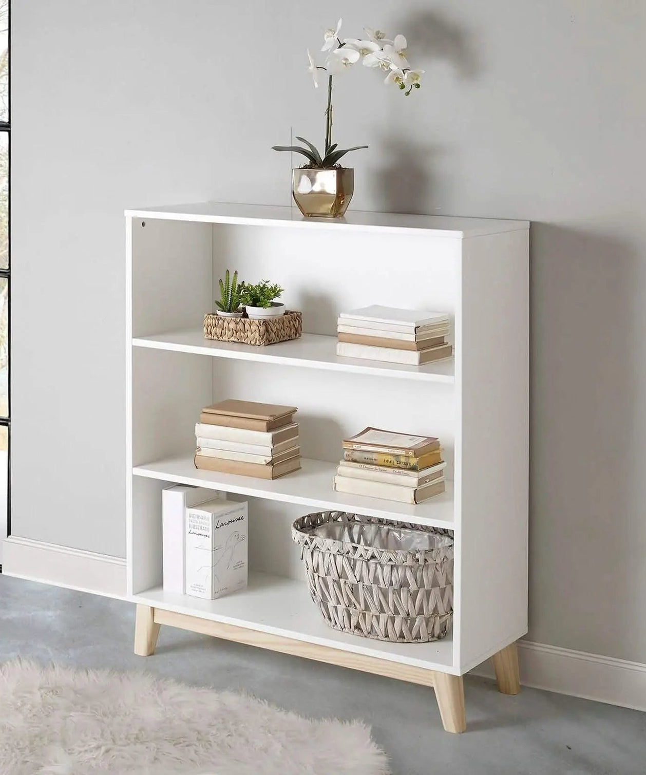 تسوق الأن من هومكس  وحدة أرفف خشبية 90*30*111 سم - ROD335 بأفضل سعر وأفضل جودة 