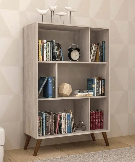 وحدة أرفف خشبية 90*30*111 سم - ROD336 - Homix