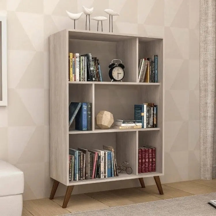 وحدة أرفف خشبية 90*30*111 سم - ROD336 - Homix