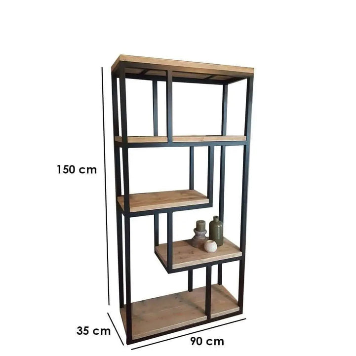NArt111- Wooden Shelving Storage Unit